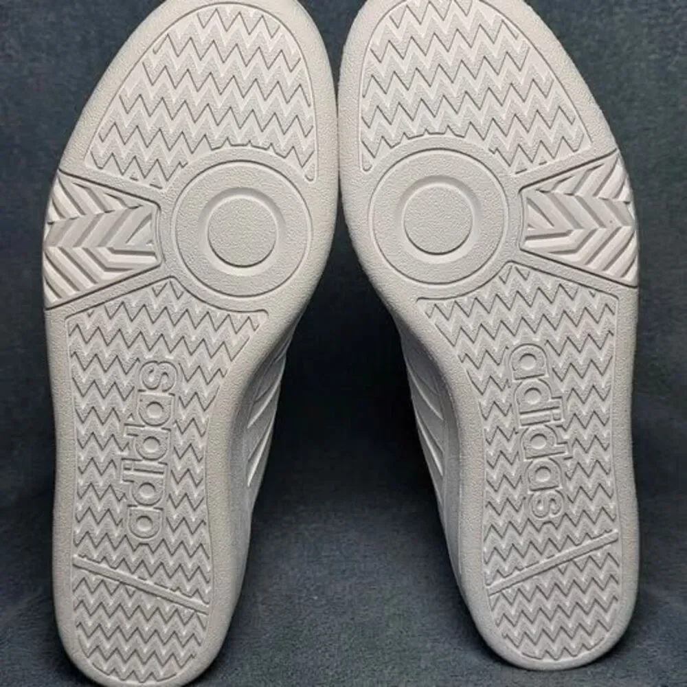 Adidas Hoops 4.0 Mid White Sneakers Men's 9.5 / Women's 10.5